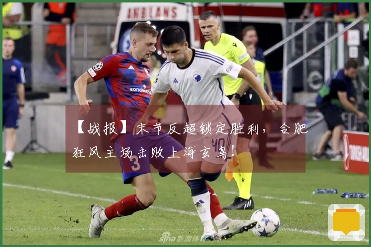 【战报】末节反超锁定胜利，合肥狂风主场击败上海玄鸟！